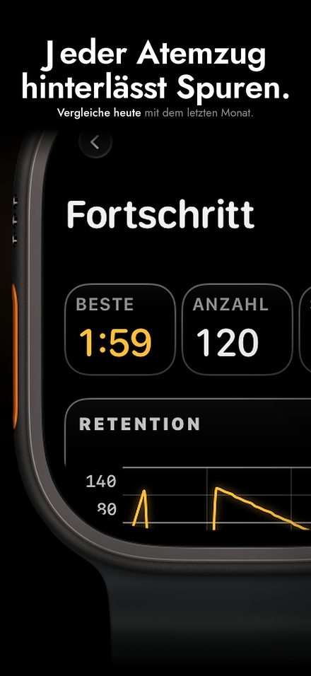 Jeder Atemzug hinterlässt Spuren.