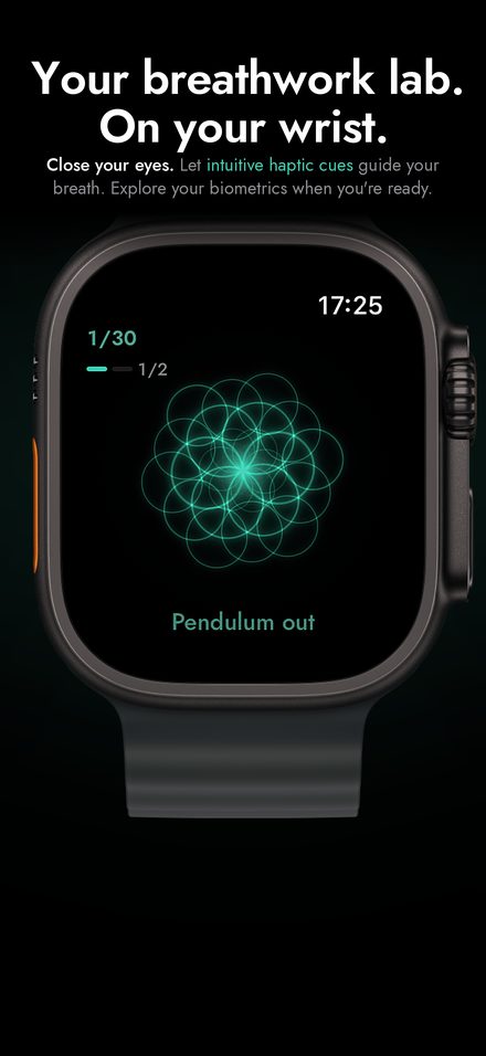 Your breathwork lab. On your wrist.