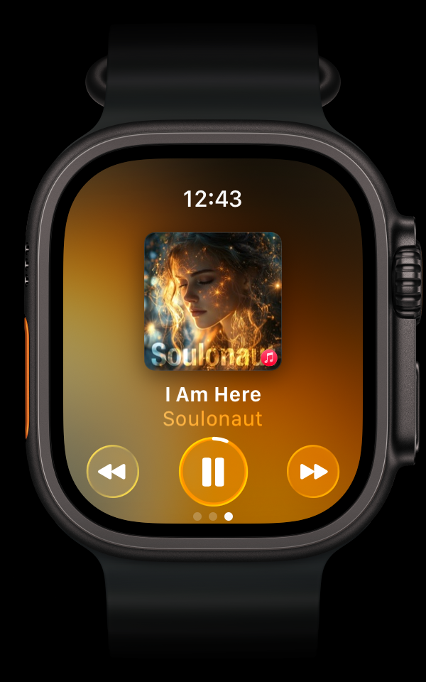CARLON Watch — Apple Music natively integrated during breathing session